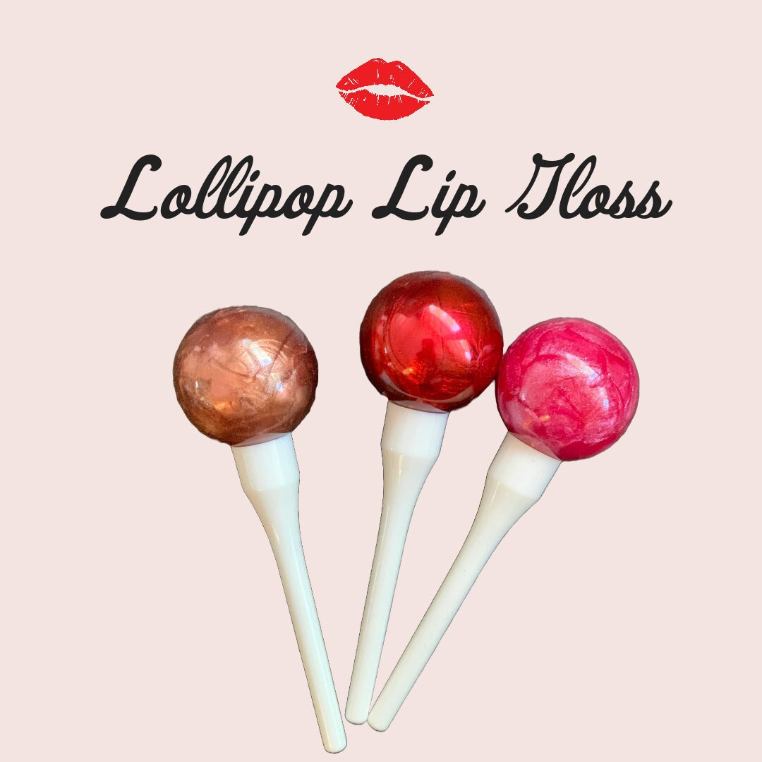 Lollipop Glitter Lip Gloss Choose Your Color and Flavor Bulk - Etsy