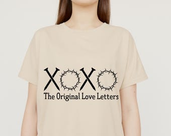 Christian SVG: Chiodi e corone di spine - Lettere d'amore XOXO (download digitale)