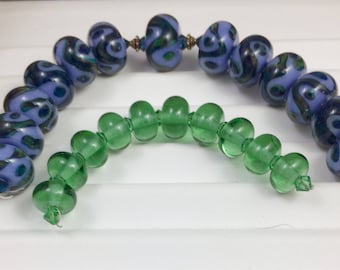 PURPLE PASSION borosilicate glass bead set detash