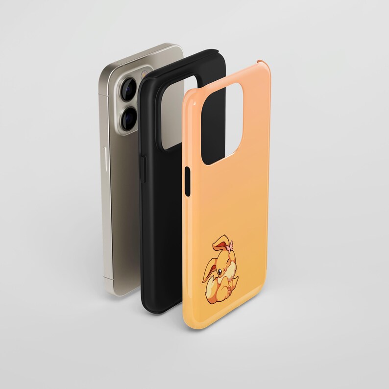 Gelbe Pokemon Handyhülle, Kawaii MagSafe Handyhülle für iPhone 17 16 15 Pro Max, süßes Evoli Design Samsung S24 S25 Ultra Bild 7
