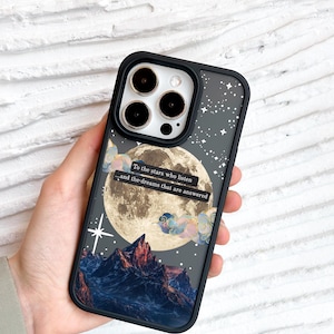 Acotar Mond Zitat Handyhülle, To The Stars MagSafe Cover für iPhone 17 16 15 Pro Max, Celestial Fantasy Samsung S24 FE S25 Ultra Pixel