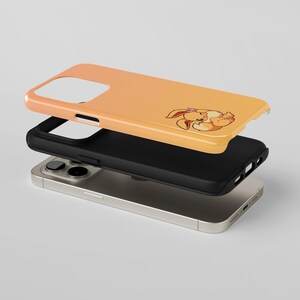 Gelbe Pokemon Handyhülle, Kawaii MagSafe Handyhülle für iPhone 17 16 15 Pro Max, süßes Evoli Design Samsung S24 S25 Ultra Bild 6