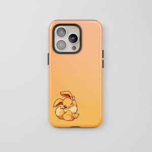 Gelbe Pokemon Handyhülle, Kawaii MagSafe Handyhülle für iPhone 17 16 15 Pro Max, süßes Evoli Design Samsung S24 S25 Ultra