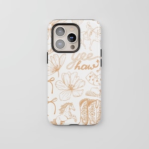 Capa Cowgirl para iPhone, capa Western MagSafe para iPhone 16, 15 e 14 Pro Max, design elegante e elegante para Samsung S24 FE e S25 Ultra