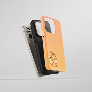 Gelbe Pokemon Handyhülle, Kawaii MagSafe Handyhülle für iPhone 17 16 15 Pro Max, süßes Evoli Design Samsung S24 S25 Ultra Bild 2