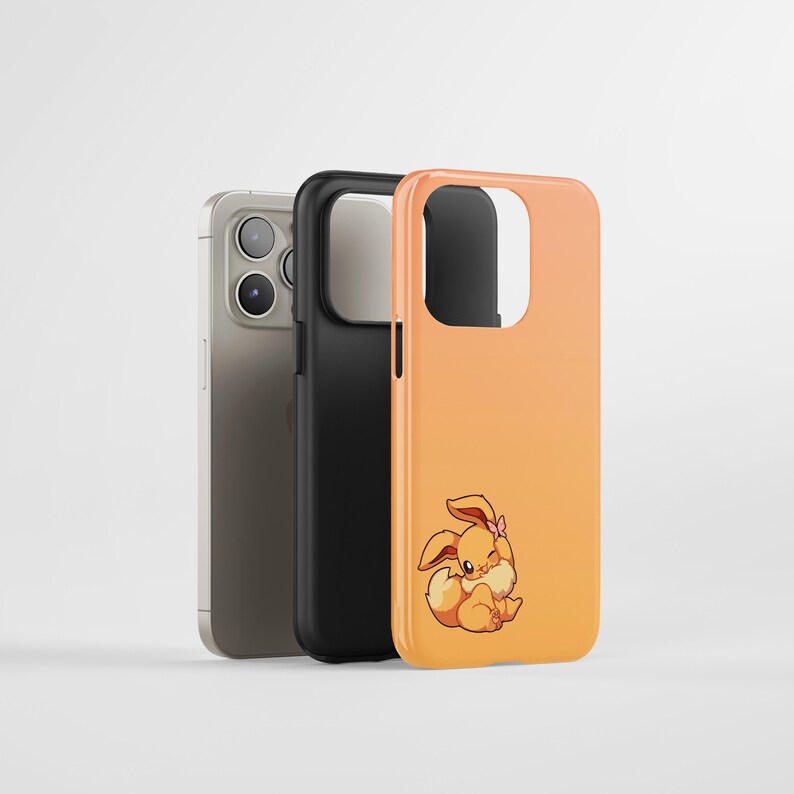 Gelbe Pokemon Handyhülle, Kawaii MagSafe Handyhülle für iPhone 17 16 15 Pro Max, süßes Evoli Design Samsung S24 S25 Ultra Bild 3
