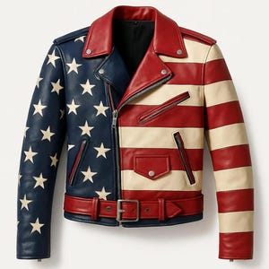 ジャケット・アウター 90s A-2 American Flag USALeather Blouson VINTAGE 90s AMERICAN FLAG BLOUSON ZIPPER JACKET/size XXL(28
