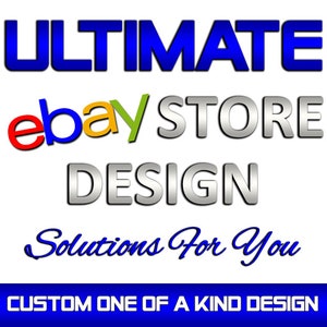 Custom eBay Store Shop Design / eBay Billboard Banner Design / Listing Template / How to Start an eBay Store / usa uk ca au