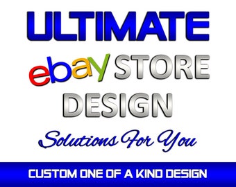 Aangepast eBay-winkelwinkelontwerp / eBay-reclamebannerontwerp / listingsjabloon / Hoe start je een eBay-winkel / usa uk ca au