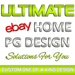 Custom eBay Store Home Page Design / eBay Shop Logo Design / eBay Billboard Banner Design / How to Start an eBay Store