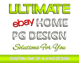 Aangepast ontwerp startpagina eBay-winkel / Ontwerp eBay-winkellogo / Ontwerp eBay-reclamebanner / Hoe start je een eBay-winkel