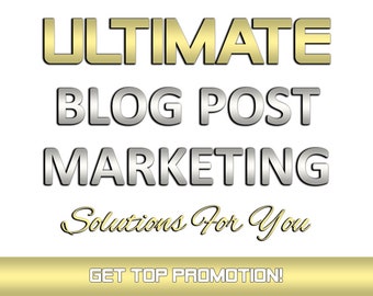 Top Marketing Package / Promote Your Listings / Get Seen! Get Noticed! GET MORE TRAFFIC to your online shop!