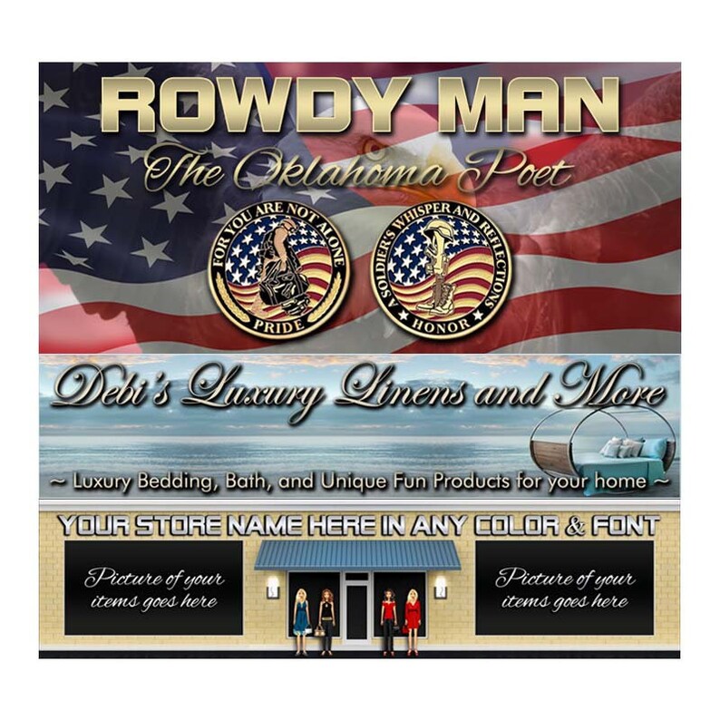 Custom Ebay Store Shop Design Ebay Billboard Banner Design Etsy Custom Ebay Store Shop Design Ebay Billboard Banner Design Etsy