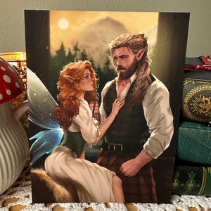 Rosalyn and Bjorn Character Art Card