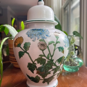 10&quot; Floral Andrea by Sadek Ginger Jar