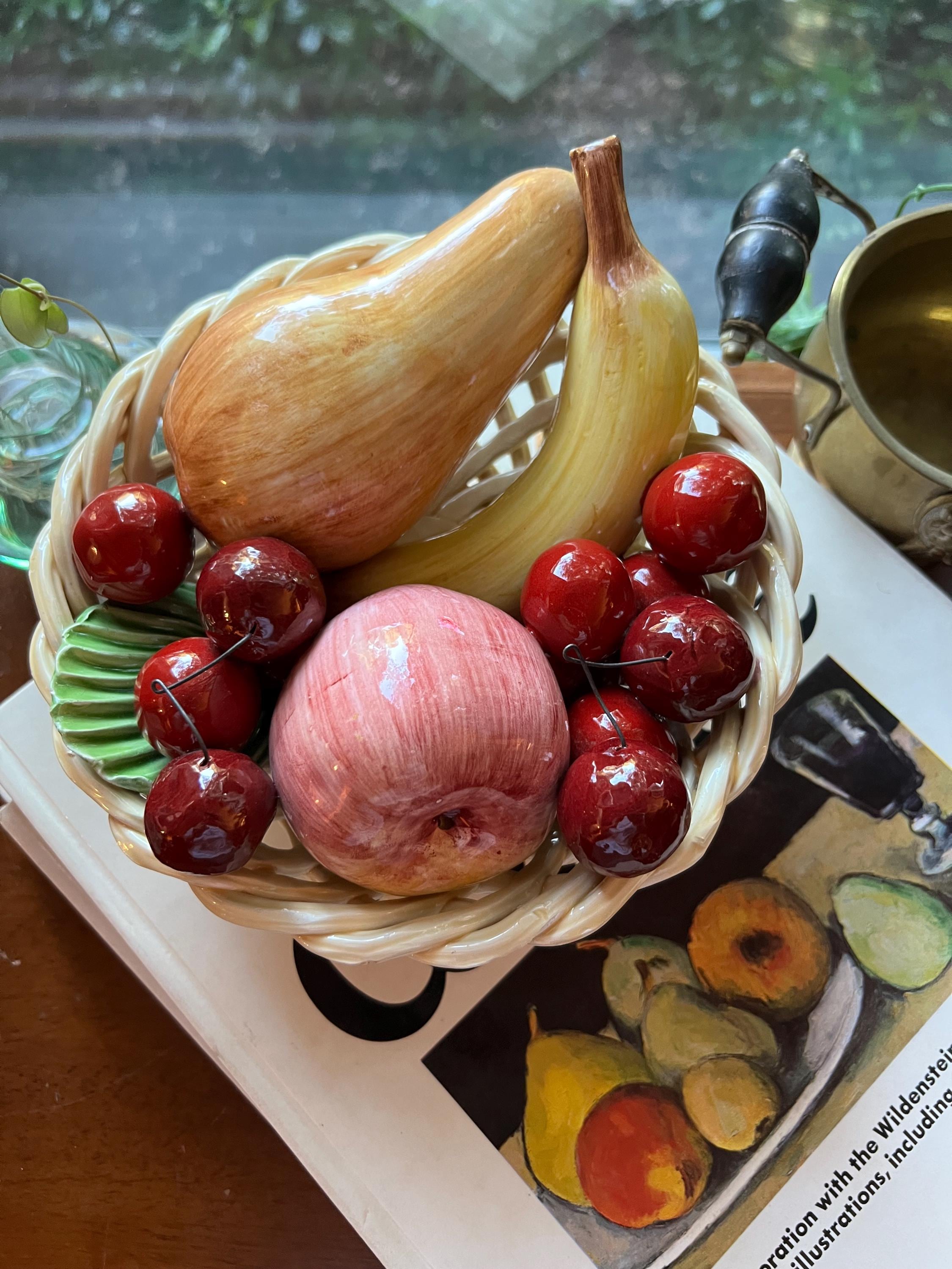 capodimonte 果物皿 盛り皿 イタリア製 陶器 Capodimonte Fruit - Etsy