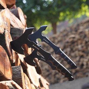 Professional Throwing Knives  Axe Set  Full Tomahawks with Nylon Sheath for Competition  Recreation