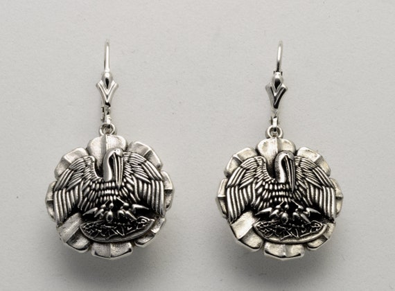 pelican earrings