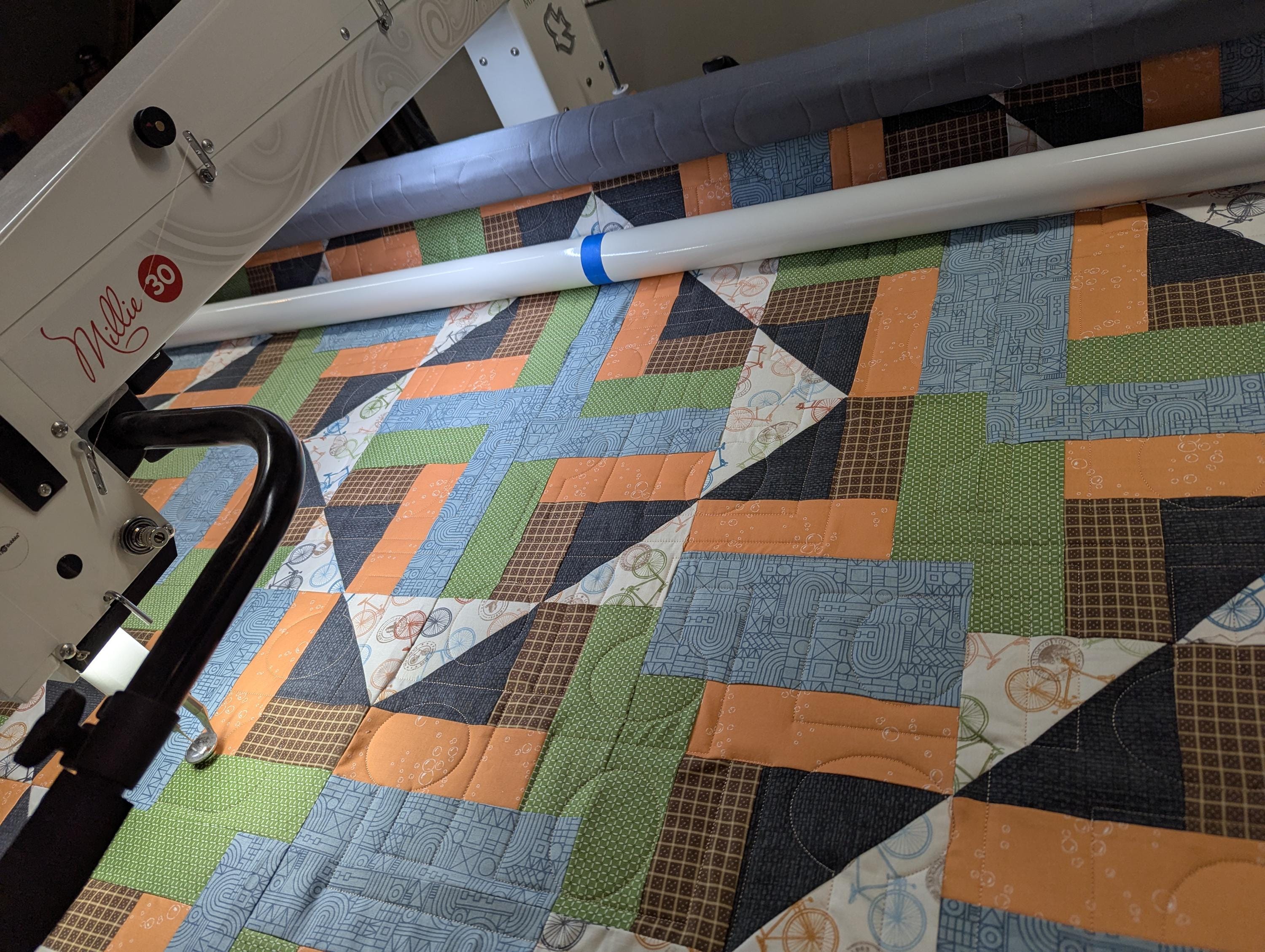 Covered in Color Quilt Pattern – PDF Download Half Log Cabin Variation ...