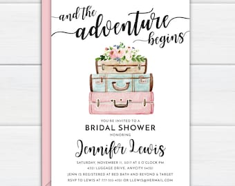 travel invitations etsy