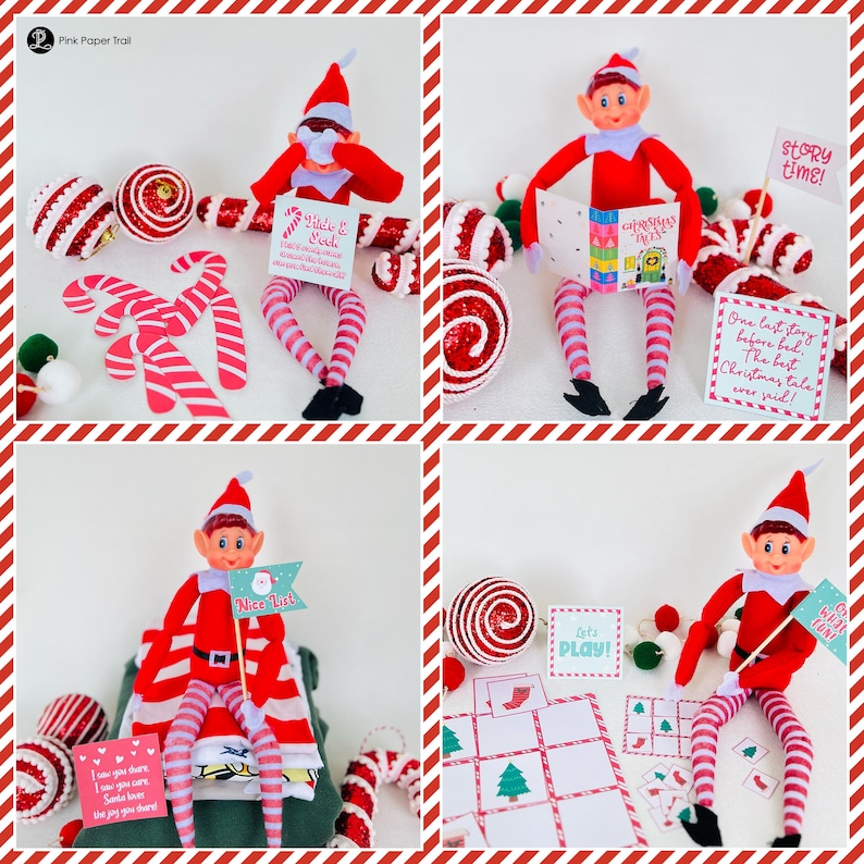 Elf Activity Kit Printable 24 Days of Elf Antics & Ideas for Kids ...