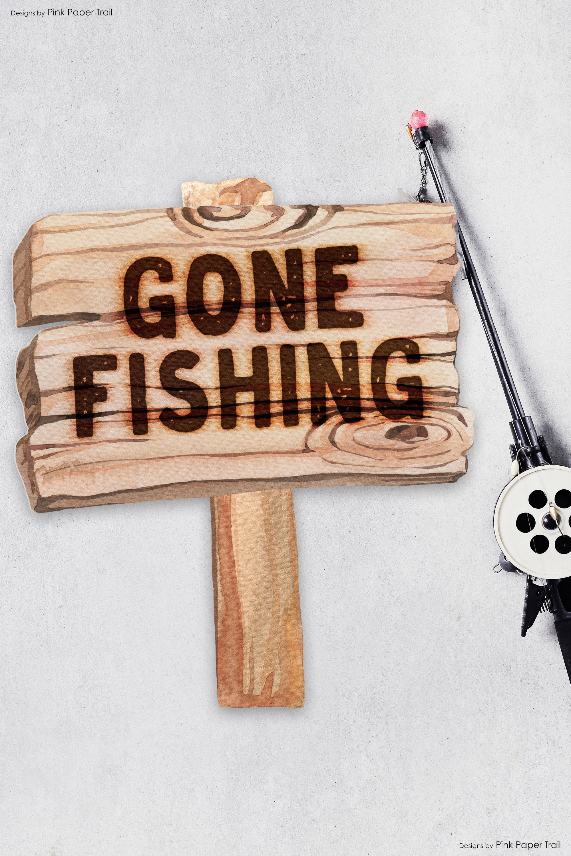 Free Printable Gone Fishing Sign Free Printable Gone Fishing Sign