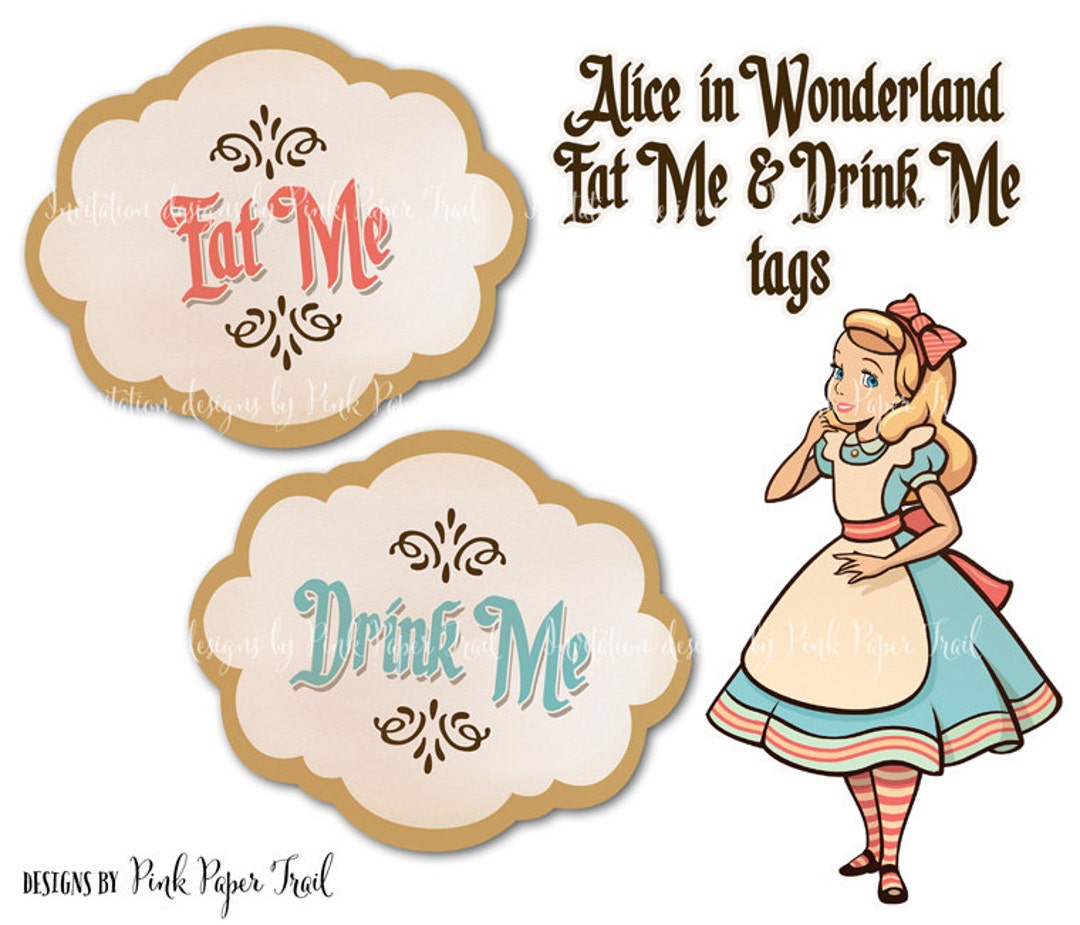 Buy Alice In Wonderland Eat Me Drink Me Tags Instant Download Print Your Own Online In India Buy Alice In Wonderland Eat Me Drink Me Tags Instant Download Print Your Own Online In India