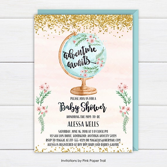 Baby Shower Invitation Adventure Awaits Baby Shower Invite Baby Shower Invitation Adventure Awaits Baby Shower Invite