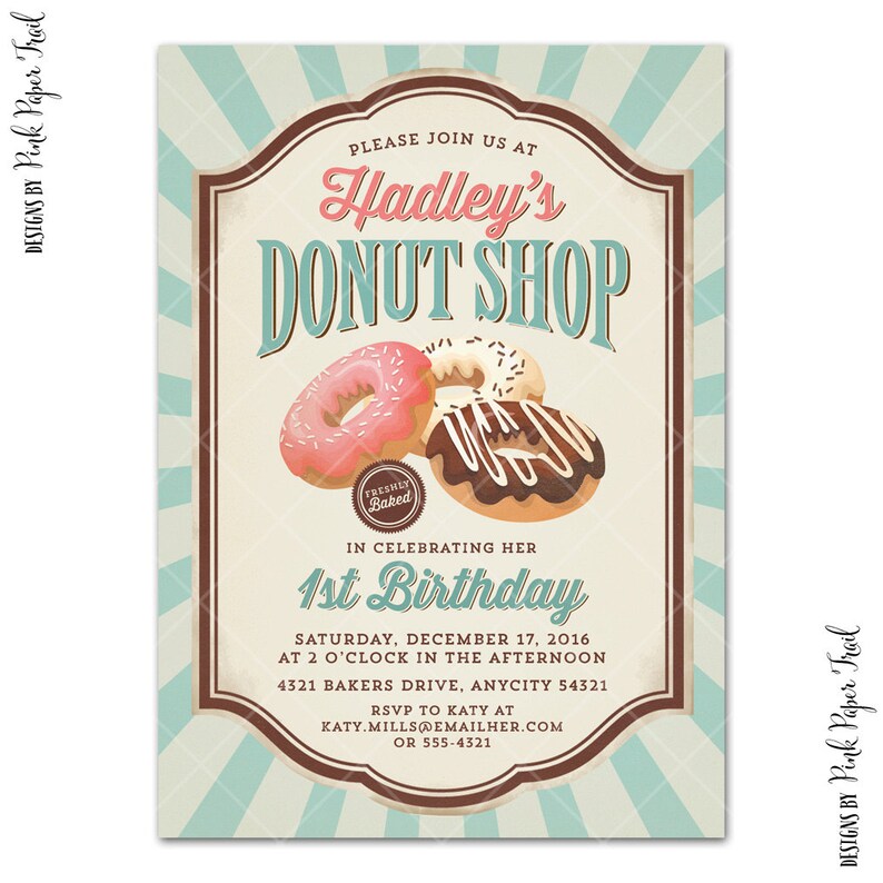 Donut Party, Sweet Shop, Bake Shop, Thank You Tags, Favor Tags, Instant Download, Print Your Own image 2