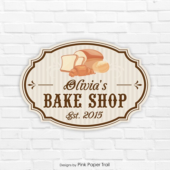 Baking Party Backdrop Signage Bakery | Etsy