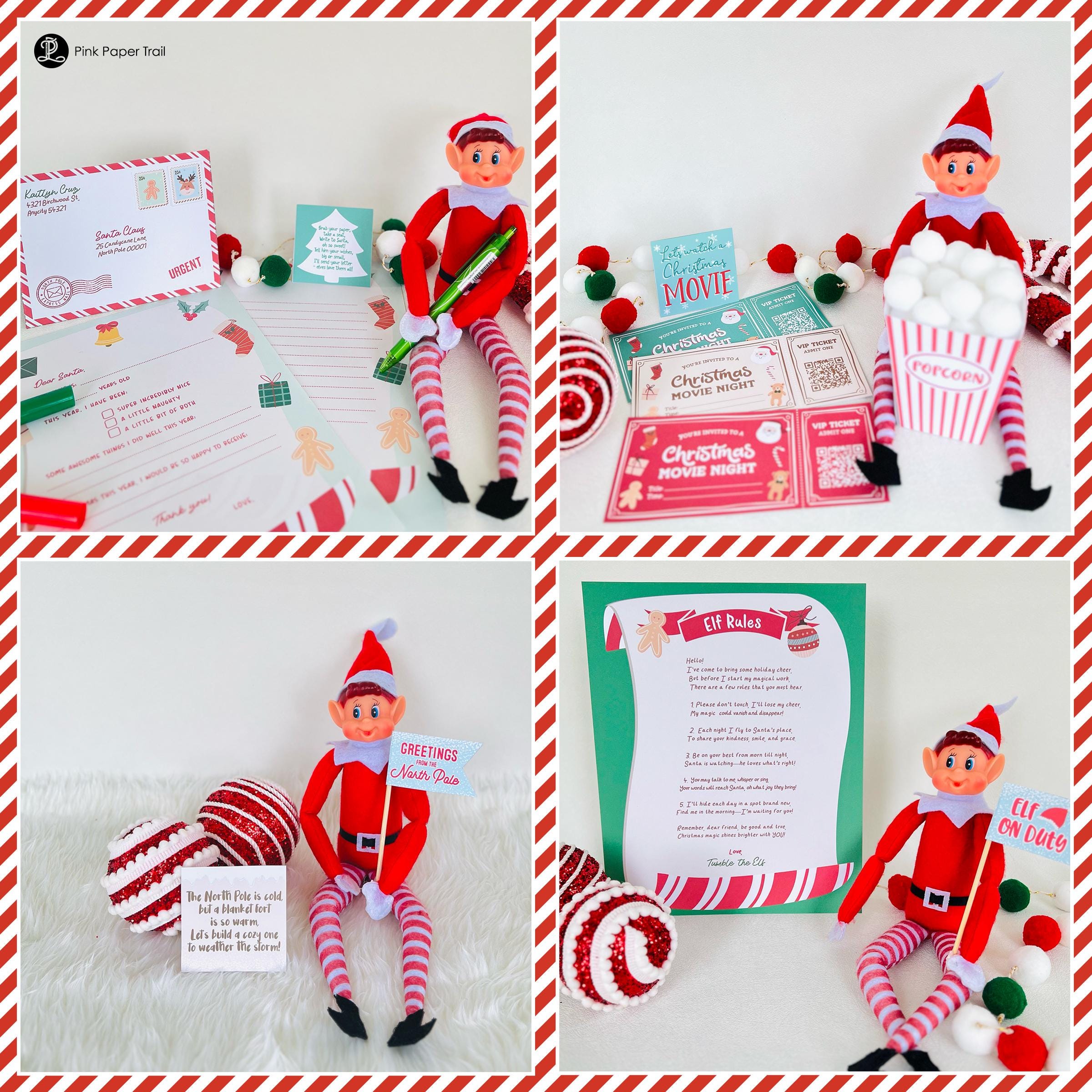 Elf Activity Kit Printable 24 Days of Elf Antics & Ideas for Kids ...