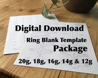 free printable ring sizer etsy