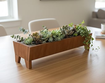 DIY Tabletop Planter Centerpiece: Build Plan (PDF File)