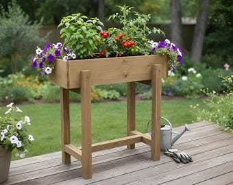 Garden plants Holder Build Plan: Patio woodworking plan( PDF File)