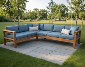 Outdoor Sectional Sofa Build Plan: DIY Woodworking Plan(PDF DOWNLOAD)
