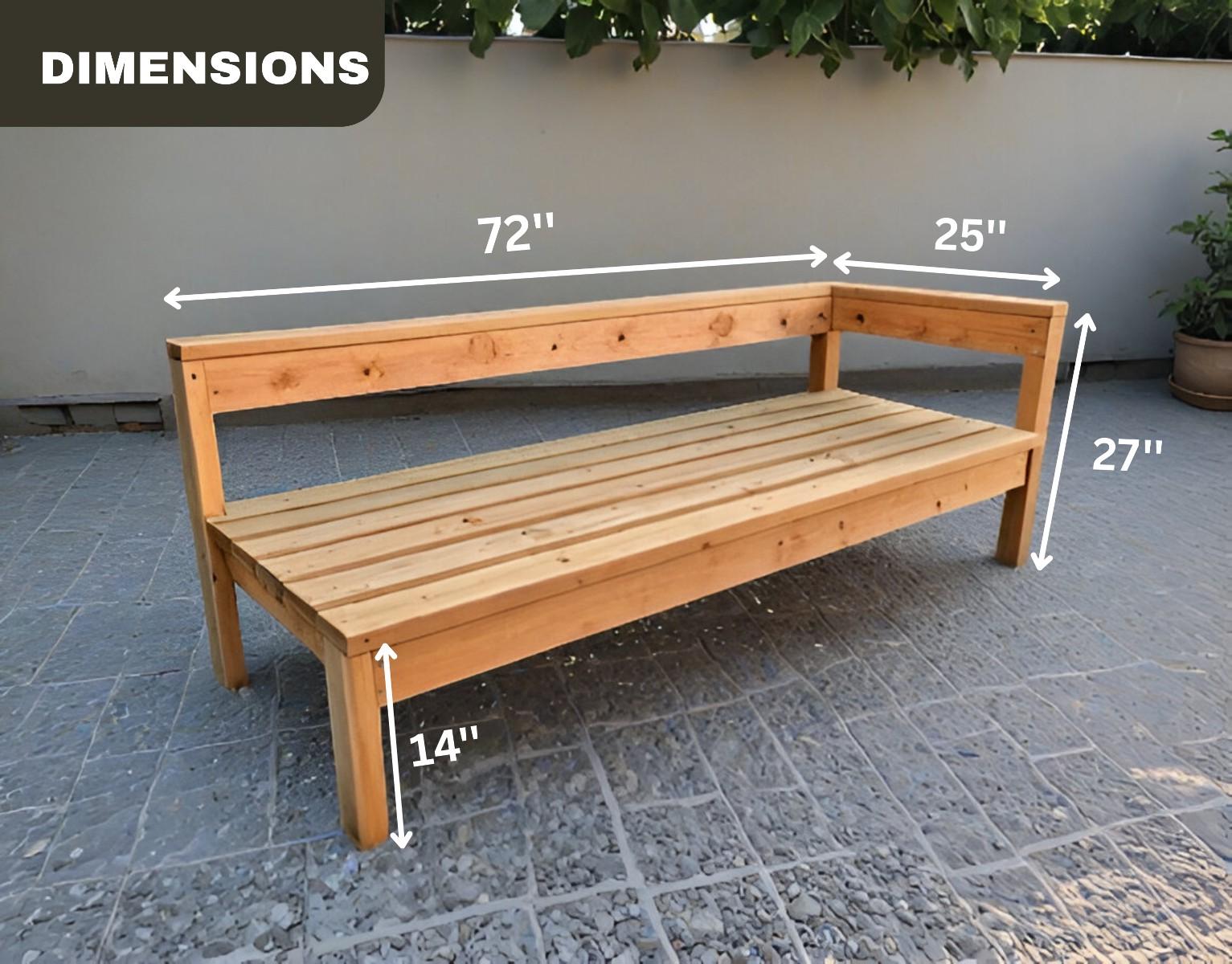 Outdoor Sectional Sofa Build Plan: DIY Woodworking Plan(pdf DOWNLOAD ...