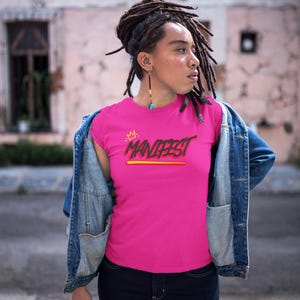 Manifest Unisex Tee, Manifestation Shirt, Create Your Destiny T-Shirt, Positive Vibes Graphic Tee, Law of Attraction Top