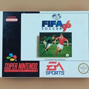 FIFA 96 Super Nintendo PAL version