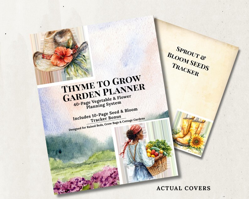 Raised Garden Bed & Grow Bag Planner Printable – Vegetable Journal and Harvest Tracker | BONUS Seed and Bloom Log image 8