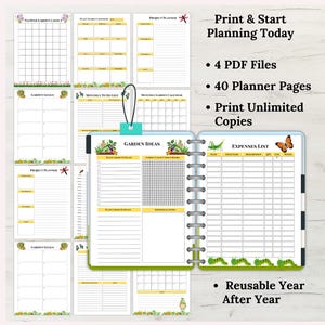 Raised Garden Bed & Grow Bag Planner Printable – Vegetable Journal and Harvest Tracker | BONUS Seed and Bloom Log image 5