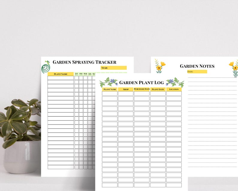 Raised Garden Bed & Grow Bag Planner Printable – Vegetable Journal and Harvest Tracker | BONUS Seed and Bloom Log image 6