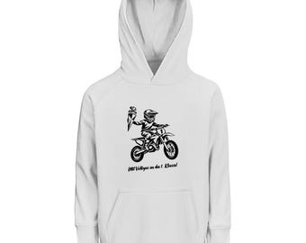 Motocross MX Dirtbike Einschulung Schulstart Hoodie Pullover Geschenk