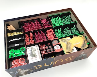Dune War for Arrakis Insert | Dune Insert | The Spacing Guild | 3D Printed Organizer & Storage | Board Game Accessories | InsertForge