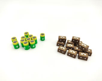 SETI Tokens | Energy & Credit Token Upgrade | Game Token Replacement | Board Game Accessories | SETI Game Upgrade | InsertForge