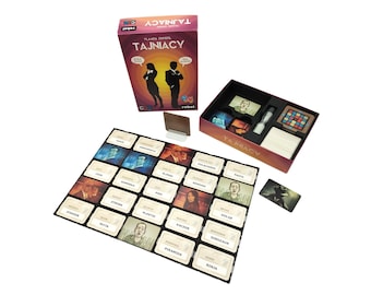 Codenames Insert + Grid | Codenames Organizer | 3D Printed Board Game Storage | Tile Grid Holder | Board Game Accessories | InsertForge