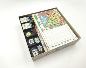 Formaggio Insert | 3D Printed Organizer | Board Game Storage | Custom Insert | Component Organizer | Tabletop Organizer | Card Storage