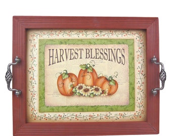 Harvest Blessings Tray