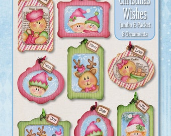 Christmas Wishes Ornaments Painting E-PATTERN