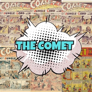 The Comet Comic PDF |308 Issues | Golden Age Superhero | Pep Comics Digital | MLJ Comics | Vintage Superhero Download | Classic Comic Book