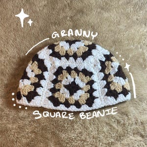 Gorro cuadrado de abuela